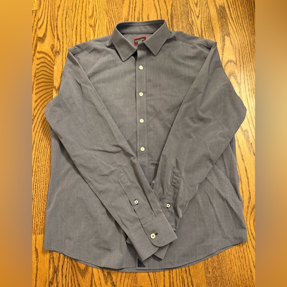 UNTUCKit Charcoal Dress Shirt